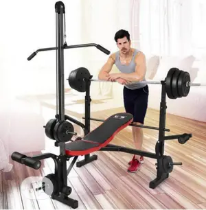 High Quality Commercial Weight Bench With Lat Pull