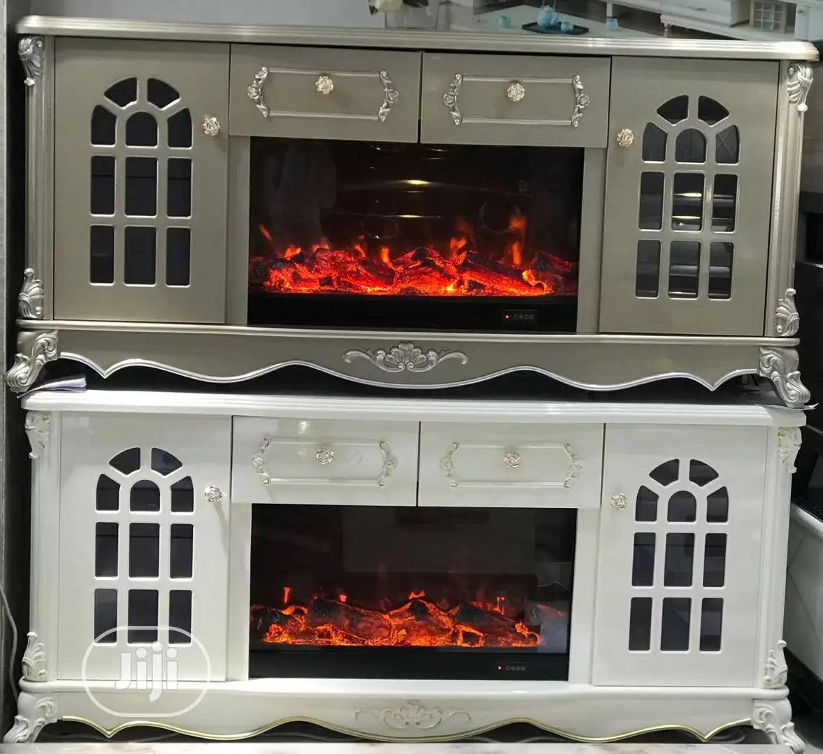 Fire Frame Tv Console