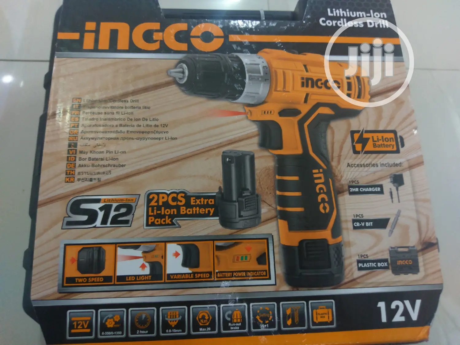 12v Lithium-Ion Cordless Drill