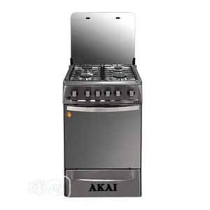 Brand New Akai 50X50 4borner All Gas Cooker,Oven,Silver,