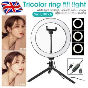 10 Inch LED Ring Light With Tripod Stand