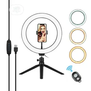 Selfie Ring Light With Tripod & Cell Phone Holder