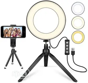 Photography 10 Inch LED Ring Light Lamp Tripod Stand