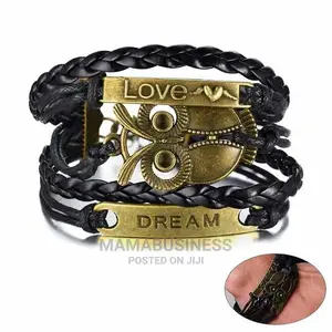 Owl Love Dream Bracelet - Black