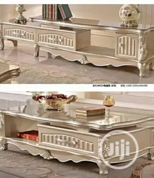 Original Royal Executive Imported Tv Stand and Center Table