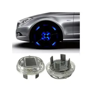 4PC 12 LED 4 Modes Car Solar Energy Flash Wheel Tire Light