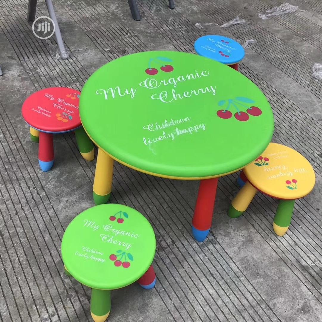 pencil table and chairs