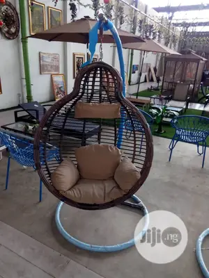 Quality Rattan Made Hanging Swing Chair.