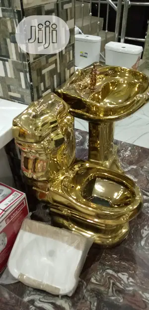 Golden Colour Water Closet