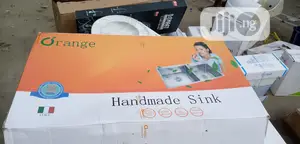 Orange Kitchen Sink
