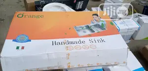 Orange Kitchen Sink