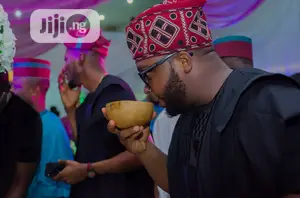 Palm Wine Service, Tapioca Serving and Garri and Local Chops