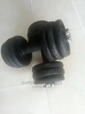 30kg Adjustable Black Dumbbell