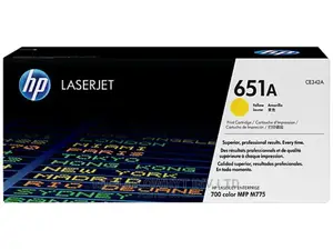 HP 651A Yellow Original Laserjet Toner Cartridge, CE342A