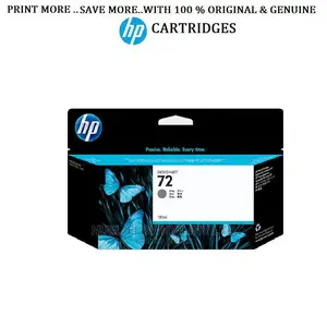 HP 72 130-Ml Gray Designjet Ink Cartridge, C9374A