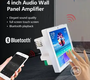 4" Wall Mount Ceiling Speaker Amplifier With Remote Control