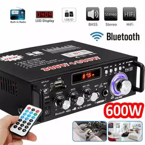 600w Watts Amplifier For Home/Car Use With USB,Bluetooth