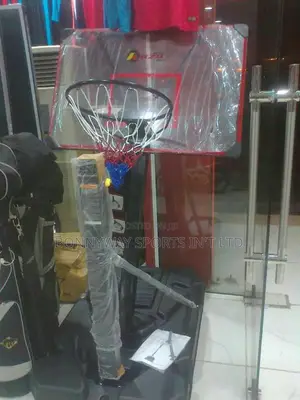 Transparent Basketball Upright Stand