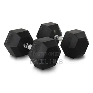 Pair of 30kg Hex Dumbbell 5109