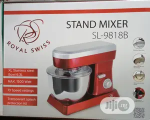 ROYAL SWISS Stand Mixer 6.3litres 15000watts Power