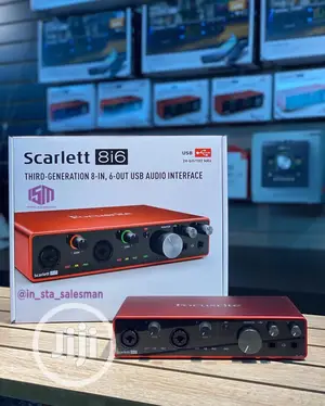 Focusrite Scarlett 8i6 3rd Gen Usb Audio Interface
