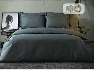 Perfect Ash Colour Duvet,Bedsheet With 4 Pillow Cases -6x6