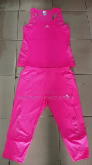 XL,Ladies Sleveles Gym Wear - Pink