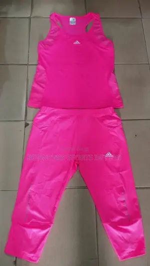XL,Ladies Sleveles Gym Wear - Pink