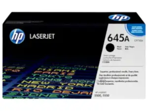 HP 645A Black Original Laserjet Toner Cartridge, C9730A