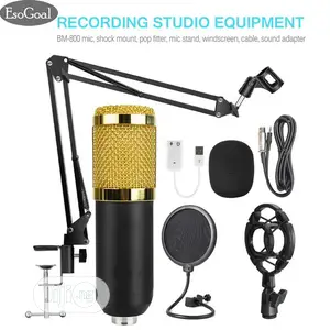 Mic Kit Set With BM-800 for Broadcasting Karaoke Computer