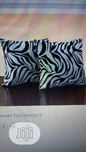 Zebra Colour Fibre Throw Pillows