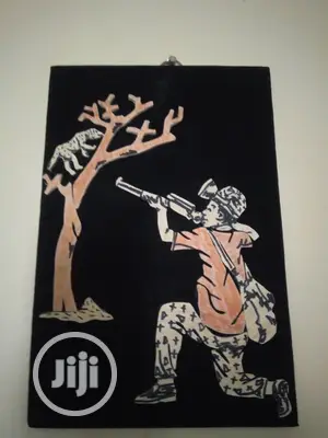 Handmade Artwork of a Hunter