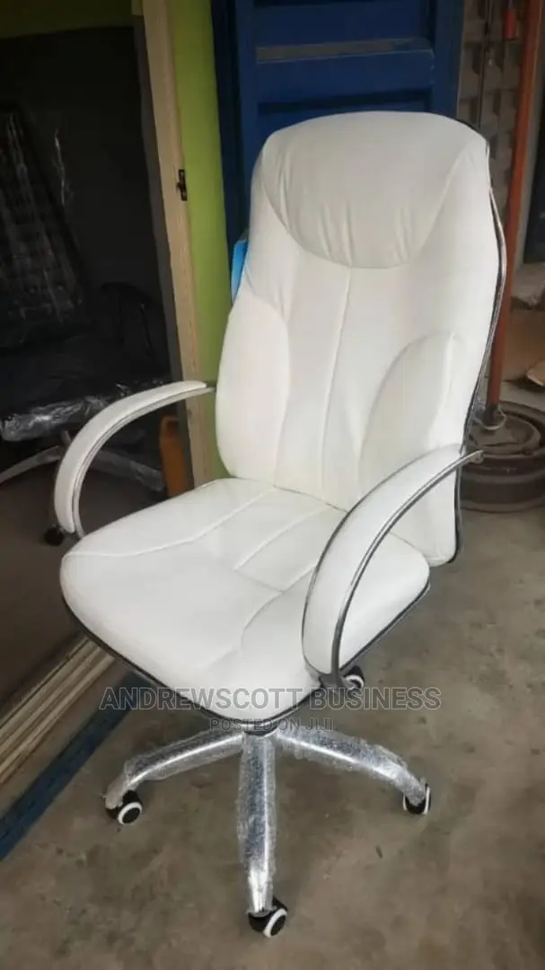 White Leather Chair
