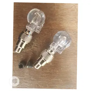 Bike LED Flashing Flash Valve Sealing Cap Lights Wheel