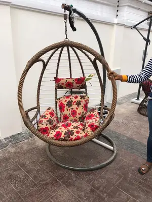 Luxury Indoor/Outdoor Rattan Made Hanging Swing Chair.