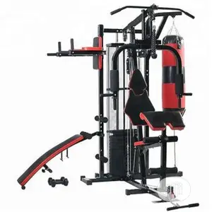 3 Station Multi Purpose Gym With Punching Bag