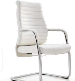 White Visitors Chair