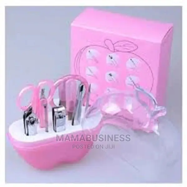 9 PCS Apple Manicure Set - Pink