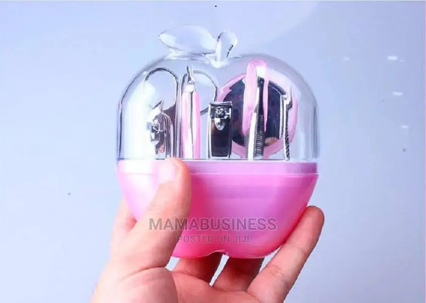 9 PCS Apple Manicure Set - Pink