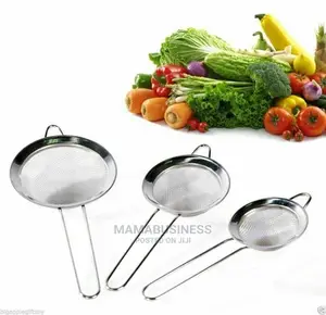 3pc Stainless Steel Strainer Set