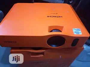 Super Orange Colour Hitachi Projector With Wide Image
