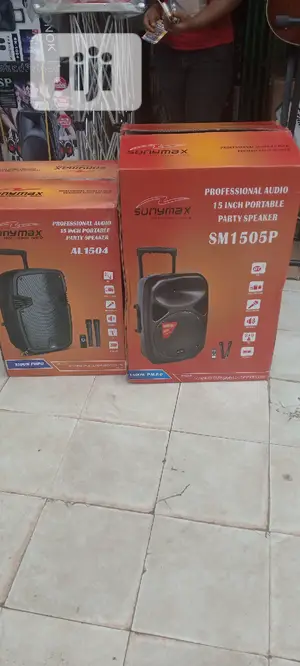 Original SONYMAX 15 Inches Wireles Microphone PA System
