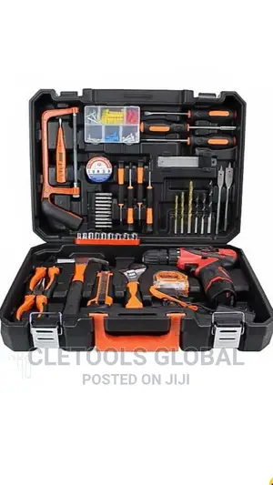 Home Set Electrical Tools Box With Corldiless Drill Machine