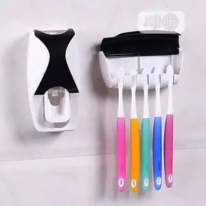 Tooth Paste Dispenser and Tooth Brush Holders