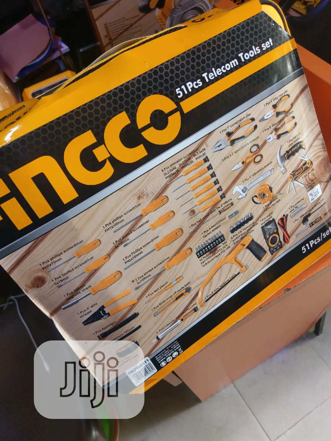 51pcs Telecom/Electrical Tools Set