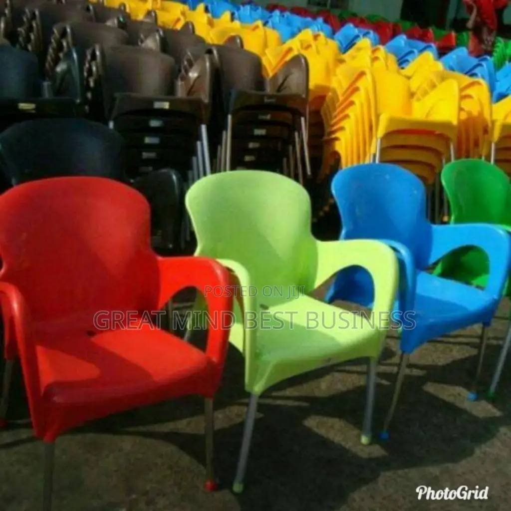 Iron Leg Plastic Chairs