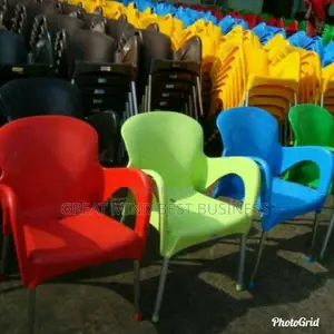 Iron Leg Plastic Chairs