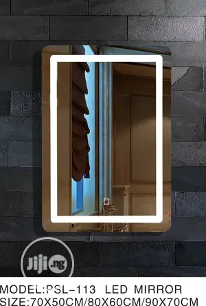 Executive Wall Mounted LED Dressing Mirror.