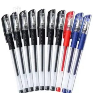 12pcs Red Blue Black Ink Gel Pen 0.5mm Writing Neutral Pens