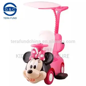 Mouse Kids Ride on Car/Kids Push Car With Canopy